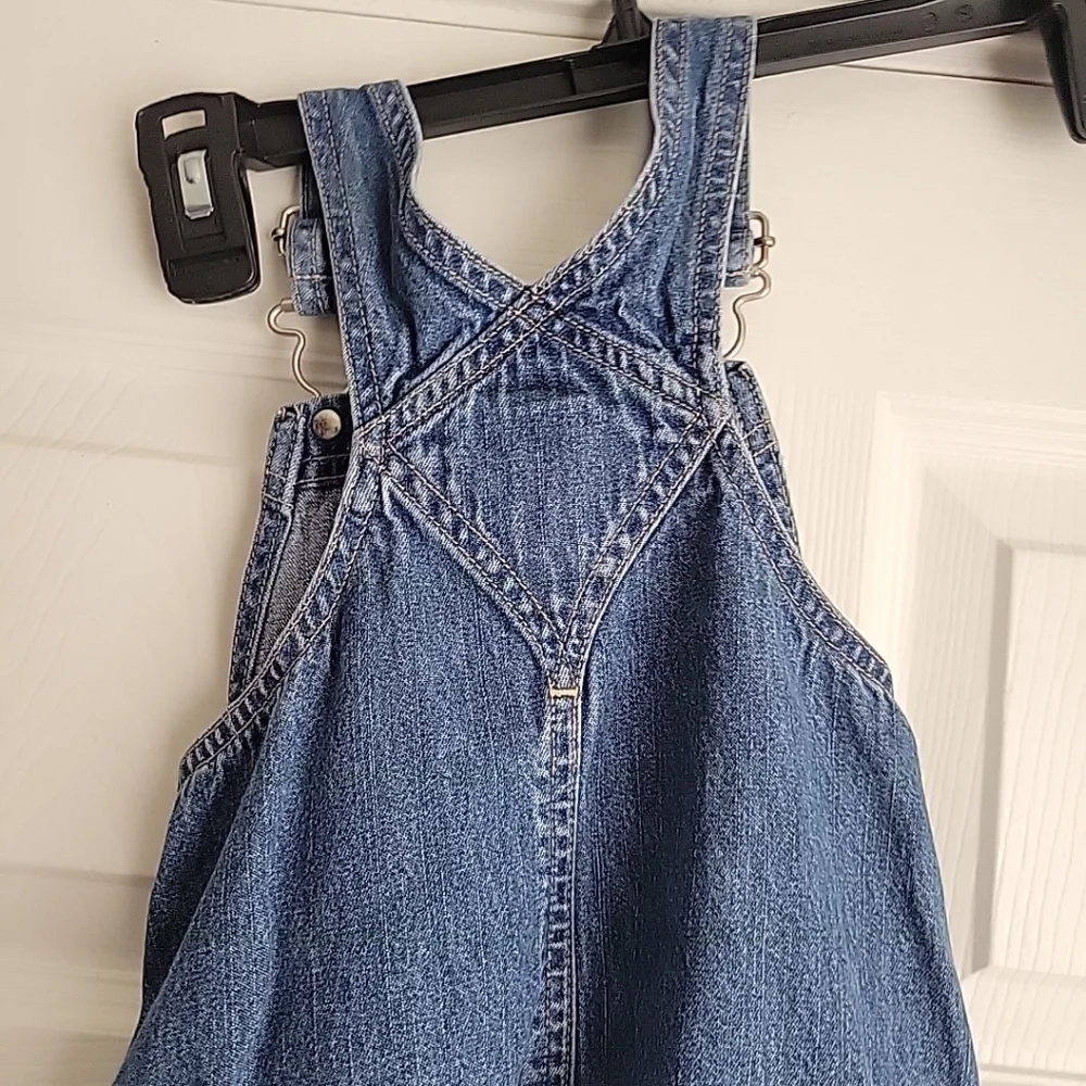 Old Navy Toddler Girl's Denim Overalls Dress